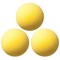 Champion Sports Uncoated Regular Density Foam Ball, 7in, Yellow, PK3 RD7 - alternate 1